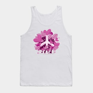 Floral Peace Tank Top